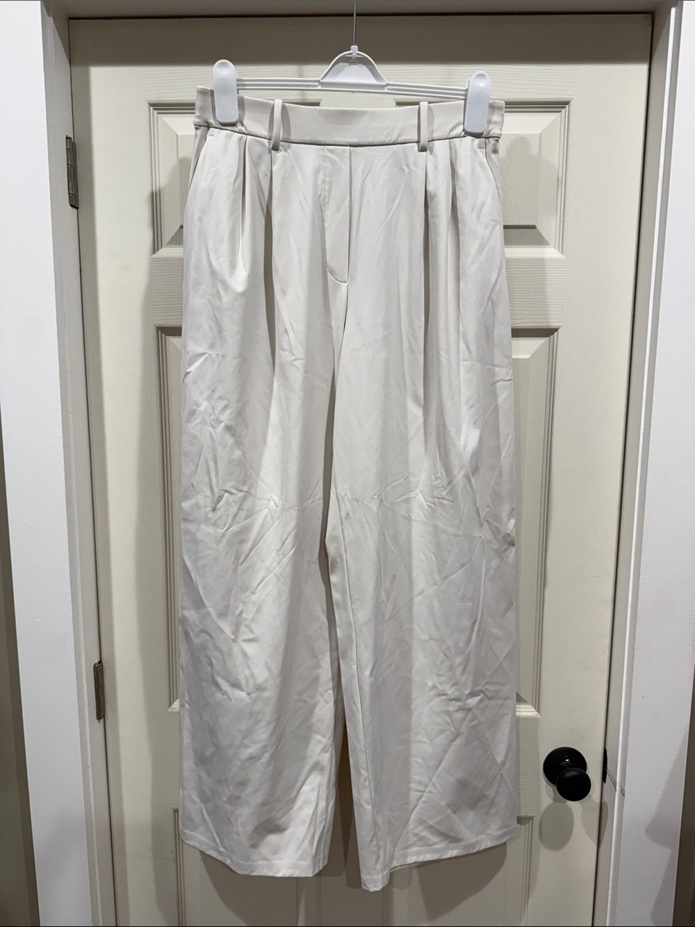 lululemon athletica Cream Wide-Leg Trousers